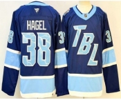 Men's Tampa Bay Lightning #38 Brandon Hagel Blue 2026 Stadium Series Authentic Jersey Men's Tampa Bay Lightning #38 Brandon Hagel Blue 2026 Stadium Series Authentic Jersey