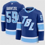 Men's Tampa Bay Lightning #59 Jake Guentzel Blue 2026 Stadium Series Stitched Jersey Men's Tampa Bay Lightning #59 Jake Guentzel Blue 2026 Stadium Series Stitched Jersey