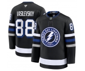 Men's Tampa Bay Lightning #88 Andrei Vasilevskiy Black 2024-25 Alternate Stitched Hockey Jersey