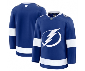 Men's Tampa Bay Lightning Blank Blue 2024-25 Home Stitched Hockey Jersey