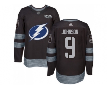 Tampa Bay Lightning #9 Tyler Johnson Black 1917-2017 100th Anniversary Stitched NHL Jersey