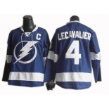 nhl tampa bay lightning #4 vincent lecavalier blue