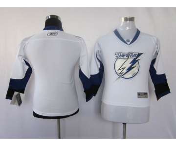 youth nhl jerseys tampa bay lightning blank white
