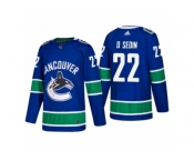 Men's adidas Vancouver Canucks #22 Daniel Sedin 2017-2018 Season Home Jersey