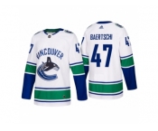 Men's adidas Vancouver Canucks #47 Sven Baertschi 2017-2018 Season Away Jersey