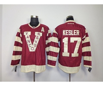 nhl jerseys vancouver canucks #17 kesler red[patch A]