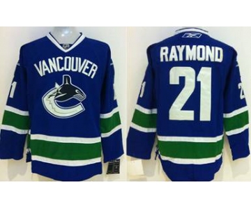 nhl jerseys vancouver canucks #21 raymdnd blue