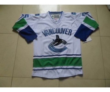 nhl jerseys vancouver canucks #35 schneider white