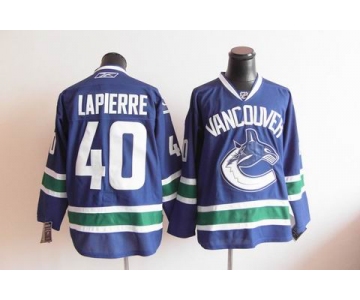 nhl jerseys vancouver canucks #40 lapierre black