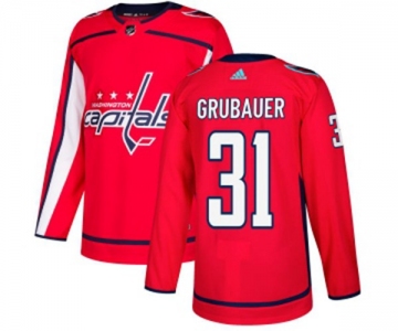 Adidas Washington Capitals #31 Philipp Grubauer Premier Red Home NHL Jersey