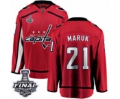 Men's Washington Capitals #21 Dennis Maruk Fanatics Branded Red Home Breakaway 2018 Stanley Cup Final NHL Jersey Men's Washington Capitals #21 Dennis Maruk Fanatics Branded Red Home Breakaway 2018 Stanley Cup Final NHL Jersey