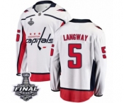 Men's Washington Capitals #5 Rod Langway Fanatics Branded White Away Breakaway 2018 Stanley Cup Final NHL Jersey Men's Washington Capitals #5 Rod Langway Fanatics Branded White Away Breakaway 2018 Stanley Cup Final NHL Jersey