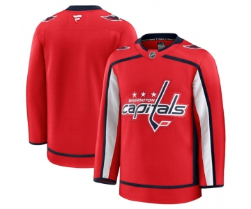Men's Washington Capitals Blank Red 2024-25 Home Stitched Hockey Jersey