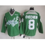 NHL Washington Capitals #8 alex Ovechkin green jerseys