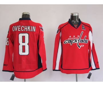 nhl washington capitals #8 alex ovechkin red[a]