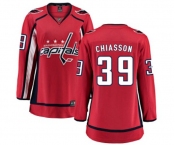 Women Washington Capitals #39 Alex Chiasson Fanatics Branded Red Home Breakaway NHL Jersey