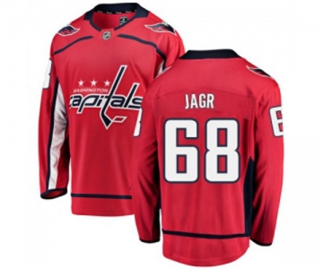 Youth Washington Capitals #68 Jaromir Jagr Fanatics Branded Red Home Breakaway NHL Jersey