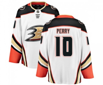 Anaheim Ducks #10 Corey Perry Fanatics Branded White Away Breakaway Hockey Jersey