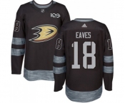 Anaheim Ducks #18 Patrick Eaves Authentic Black 1917-2017 100th Anniversary Hockey Jersey
