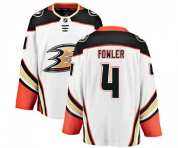 Anaheim Ducks #4 Cam Fowler Fanatics Branded White Away Breakaway Hockey Jersey