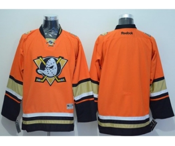 Anaheim Ducks Blank Orange Alternate Stitched NHL Jersey