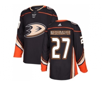 Men Adidas Anaheim Ducks #27 Scott Niedermayer Black Home Authentic Stitched NHL Jersey