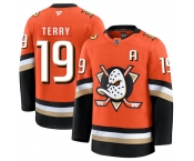 Men's Anaheim Ducks #19 Troy Terry Orange 2026 Home Stitched Hockey Jersey