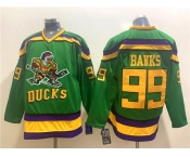Men's Anaheim Ducks #99 Adam Banks Green CCM Jersey