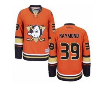 Men's Reebok Anaheim Ducks #39 Mason Raymond Authentic Orange Third NHL Jersey
