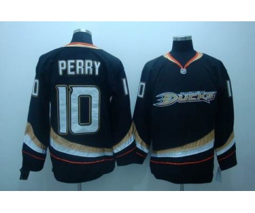 nhl anaheim ducks#10 perry black