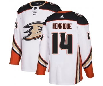 Youth Adidas Anaheim Ducks #14 Adam Henrique Authentic White Away NHL Jersey