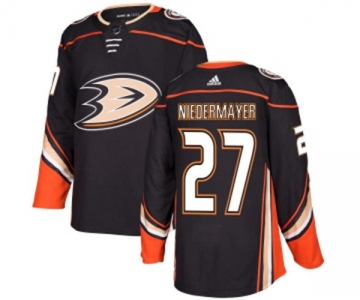 Youth Anaheim Ducks #27 Scott Niedermayer Authentic Black Home Hockey Jersey