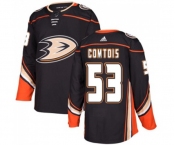 Youth Anaheim Ducks #53 Max Comtois Authentic Black Home Hockey Jersey