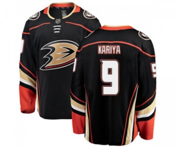 Youth Anaheim Ducks #9 Paul Kariya Fanatics Branded Black Home Breakaway Hockey Jersey