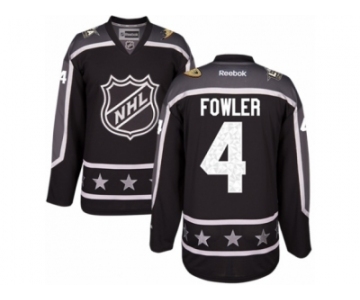 Youth Reebok Anaheim Ducks #4 Cam Fowler Authentic Black Pacific Division 2017 All-Star NHL Jersey