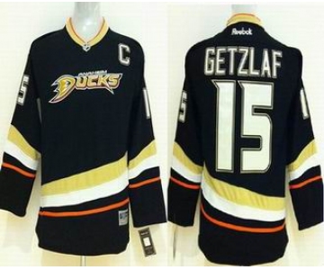 youth nhl jerseys anaheim ducks #15 getzlaf black[2014 new][patch C]