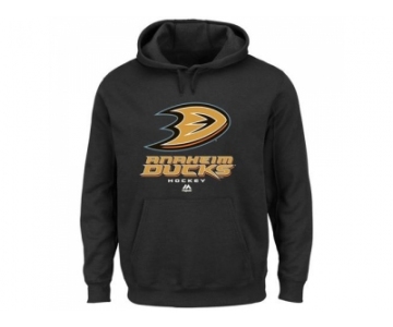 Anaheim Ducks Majestic Black Critical Victory VIII Pullover Hoodie
