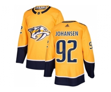 Youth Adidas Nashville Predators #92 Ryan Johansen Yellow Home Authentic Stitched NHL Jersey