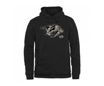 Men's Nashville Predators Black Rink Warrior Pullover Hoodie