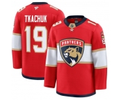Men's Florida Panthers #19 Matthew Tkachuk Red 2025 Premium Stitched Hockey Jersey