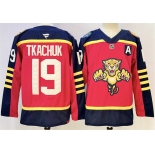 Men's Florida Panthers #19 Matthew Tkachuk Red 2026-2026 With A Patch Winter Classic Stitched Hockey Jersey