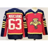 Men's Florida Panthers #63 Brad Marchand Red 2026-2026 Winter Classic Stitched Hockey Jersey Men's Florida Panthers #63 Brad Marchand Red 2026-2026 Winter Classic Stitched Hockey Jersey