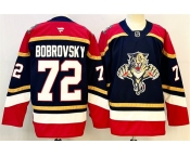 Men's Florida Panthers #72 Sergei Bobrovsky Black 2024-25 Home Stitched Hockey Jersey