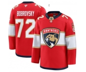 Men's Florida Panthers #72 Sergei Bobrovsky Red 2025 Premium Stitched Hockey Jersey
