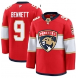 Men's Florida Panthers #9 Sam Bennett Red 2025 Premium Stitched Hockey Jersey