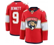 Men's Florida Panthers #9 Sam Bennett Red 2025 Premium Stitched Hockey Jersey