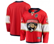 Men's Florida Panthers Blank Red 2025 Stanley Cup Final Home Stitched Hockey Jersey