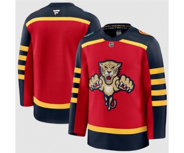 Men's Florida Panthers Blank Red 2026 Winter Classic Stitched Hockey Jersey