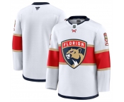 Men's Florida Panthers Blank White 2024-25 Away Stitched Hockey Jersey