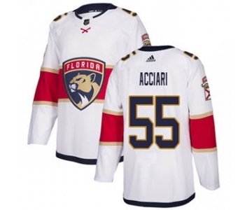Men's Panthers #55 Noel Acciari White Road Authentic Stitched Hockey Jersey
